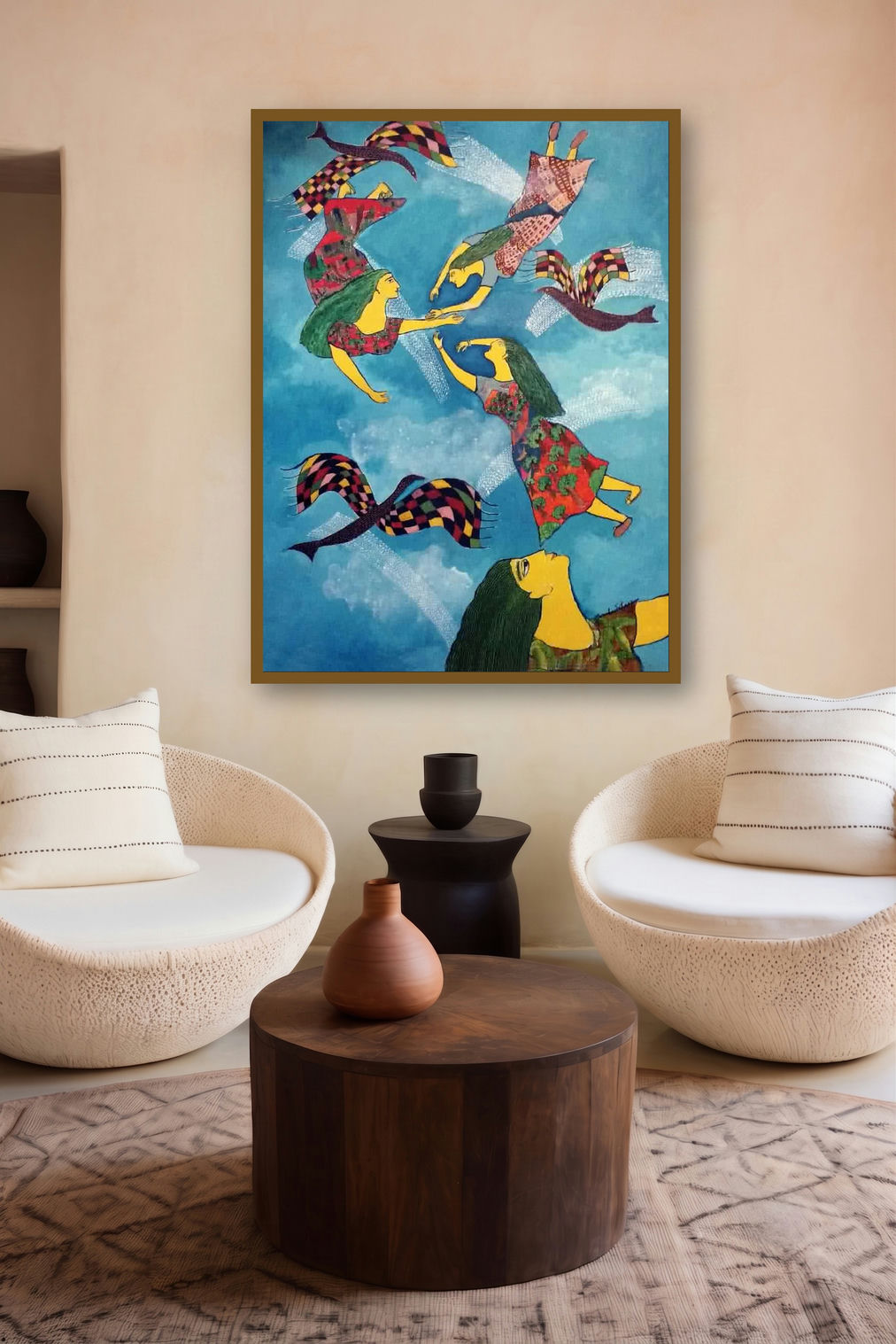 Reminiscence Iv by artist Sambuddha Gupta displayed in a Designer gallery