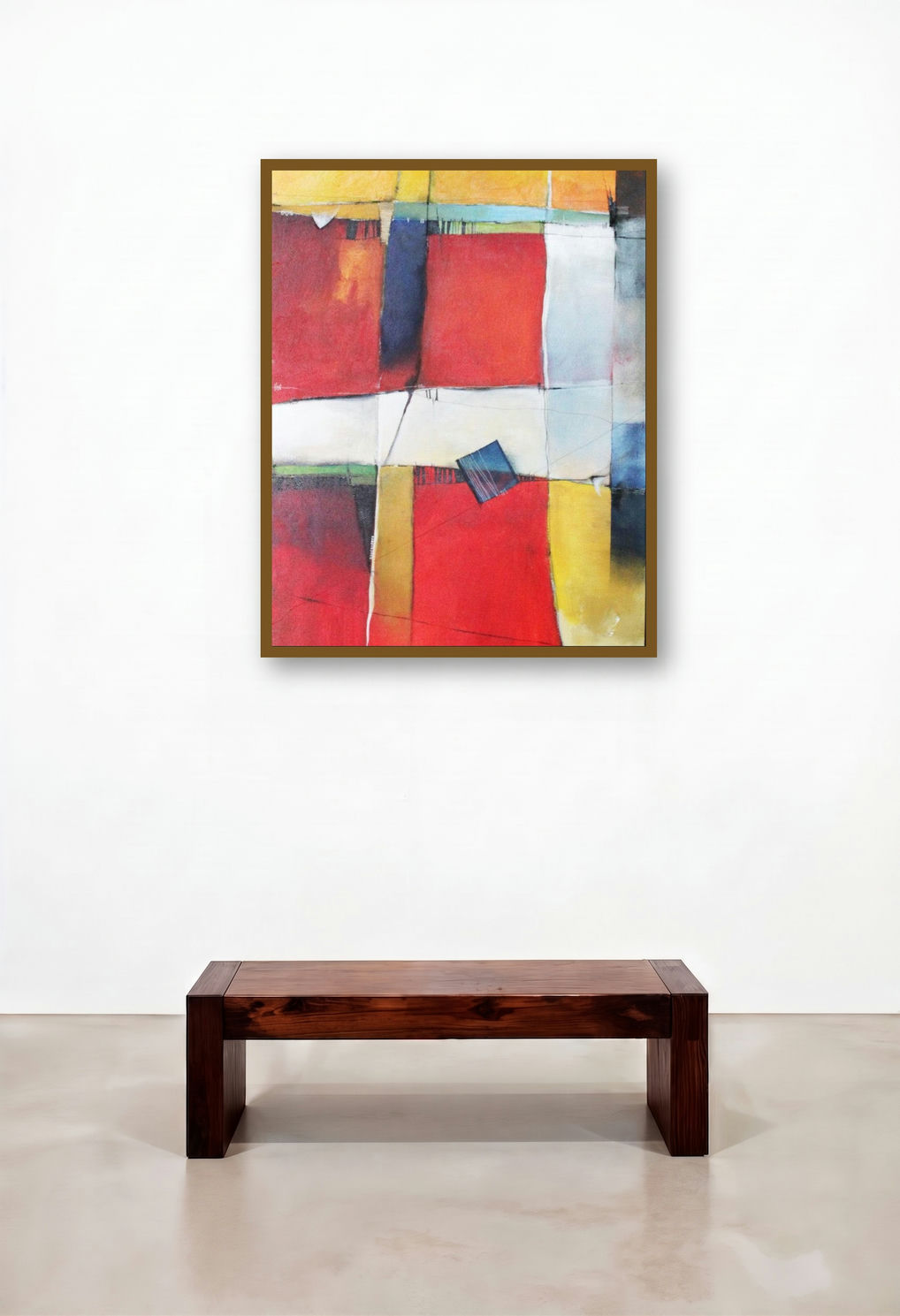 Remnant Am04 (Echoes of Time) by artist Amrish Malvankar displayed in a Designer Lounge