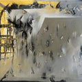Residual Space' abstract acrylic painting by artist Arundhati Pise, 36x48 inch, on canvas