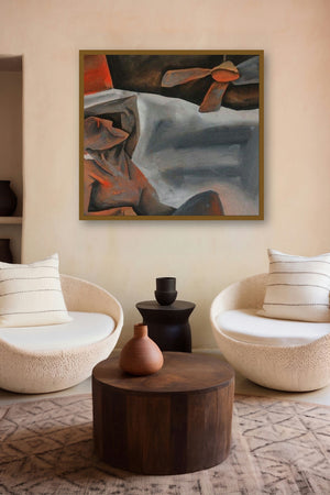 Resting (Summer Slumber) by artist Akashay Avsare displayed in a Modern gallery