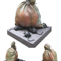 contemporary sculpture titled 'Robbery', 30x24x24 inches, by artist Swapnil Godase on Mixedmedia