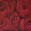 Nature oil painting titled 'Roses I', 36x48 inches, by artist Durshit Bhaskar on Canvas
