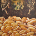 Fantasy mixed media painting titled 'Roti', 84x60 inches, by artist Bhavesh Patel on Canvas