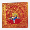 Royal Peacock 2' animals miniature Traditional Art by artist Unknown, 8x7 inch, on silk