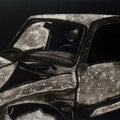 Still-life printmaking titled 'Ruin', 8x10 inches, by artist Durgaprasad Bandi on Paper