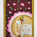 Sacred Cow' animals miniature Traditional Art by artist Unknown, 14x11 inch, on silk