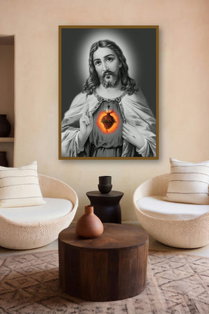 Sacred Heart 20 by artist Ns Art displayed in a Designer gallery