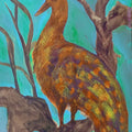 Sag Of Nature 17' animals mixed-media painting by artist Susanta Das, 16x12 inch, on paper