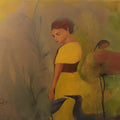 Saga Of Nature 23' figurative acrylic painting by artist Susanta Das, 30x36 inch, on canvas