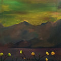 Saga Of Nature 3' nature acrylic-oil painting by artist Susanta Das, 30x24 inch, on canvas