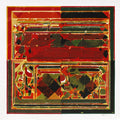 Abstract serigraphs painting titled 'Saurashtra', 60x60 inches, by artist S. H. Raza on Paper