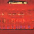 Abstract oil painting titled 'Search Of Eternity 2', 24x60 inches, by artist Raghu Neware on Canvas