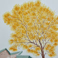 Shade And Sleep' contemporary watercolor painting by artist Priyaranjan Behera, 17x12 inch, on paper
