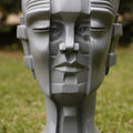 Figurative sculpture titled 'Shades Of Life 3', 12x11x19 inches, by artist Vivek Kumar on Fiberglass