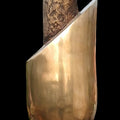 Shambhu' contemporary Brass sculpture by artist Rajeev Ranjan, 19x4 inch, on brass