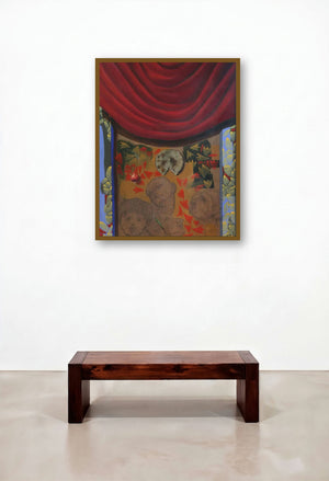 Shirodi by artist Nitin Marde displayed in a Designer Home Office