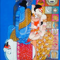 Shiva 11' religious acrylic painting by artist Pritam Chivate, 28x20 inch, on canvas