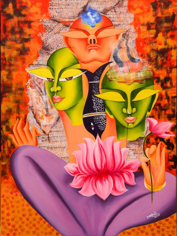 Shivohum 3 Painting by Deepali Mundra | ArtZolo.com
