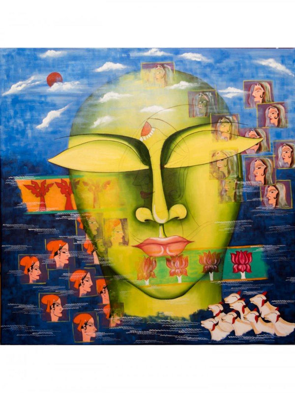 Shivohum 4 Painting by Deepali Mundra | ArtZolo.com
