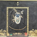Religious pichwai traditional art titled 'Shrinathji', 24x36 inches, by artist Pichwai Art on Cloth