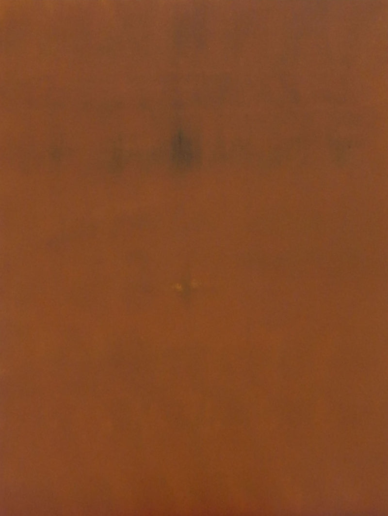 Silent Brown 1' abstract acrylic painting by artist Hemant Dhane, 40x30 inch, on canvas