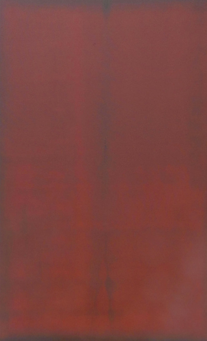 Silent Brown 2' abstract acrylic painting by artist Hemant Dhane, 48x30 inch, on canvas