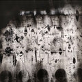 Silent Manuscript Of Nature' abstract acrylic-ink painting by artist Hemant Dhane, 22x28 inch, on italian mount paper
