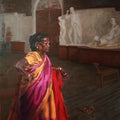 Figurative oil painting titled 'Similarity', 36x30 inches, by artist Swapnil Pate on Canvas