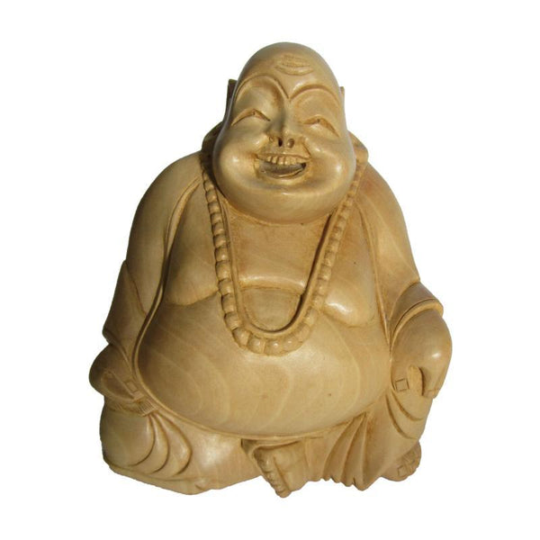 Sitting Laughing Buddha by Ecraft India | ArtZolo.com