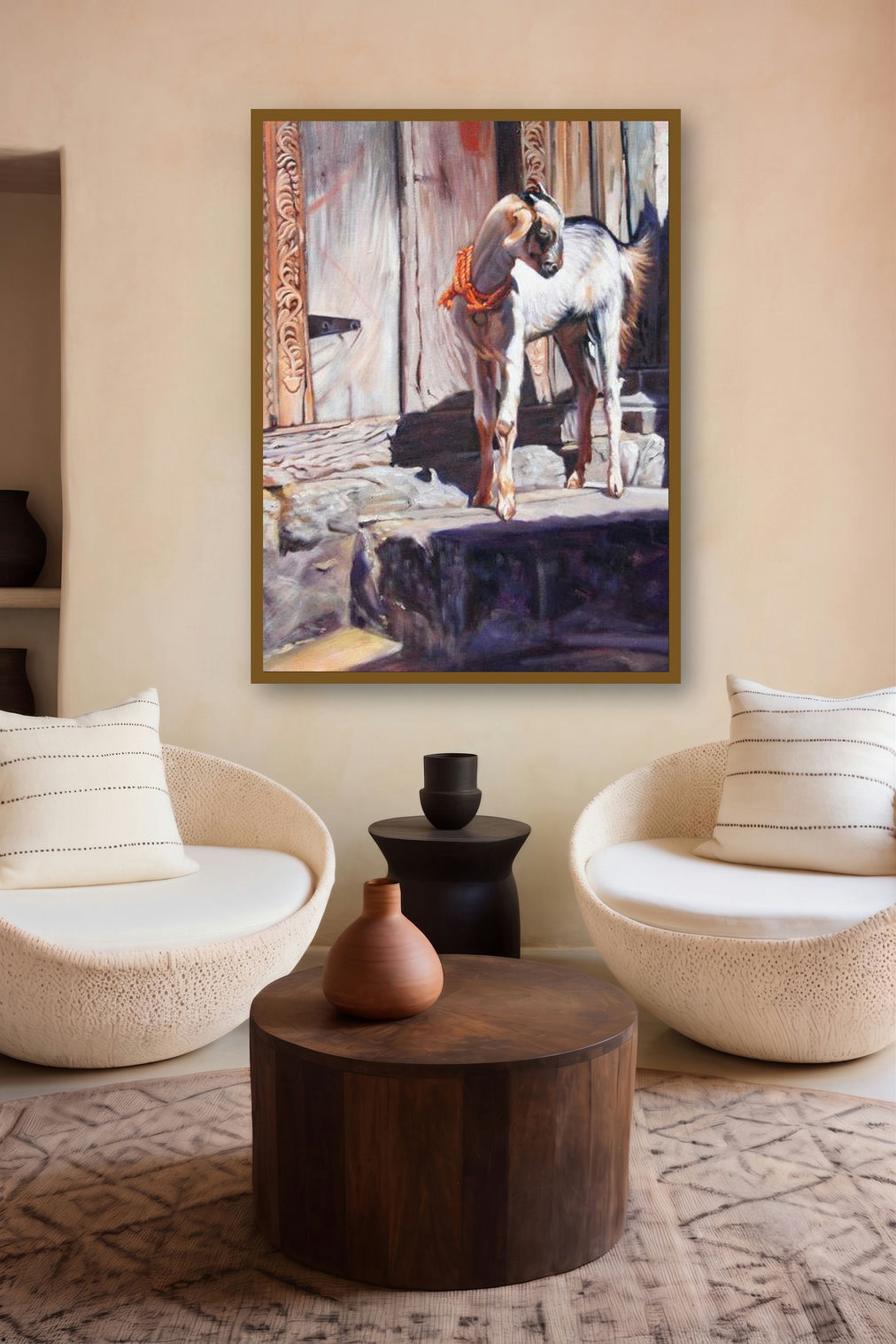 Smart Appearance by artist Vivek Vadkar displayed in a Minimalist gallery