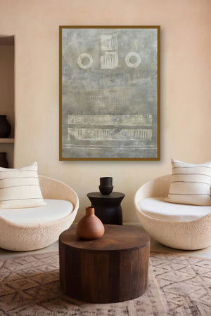 Solid Ash Abstract by artist Mohit Bhatia displayed in a Boutique gallery