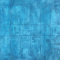 Abstract acrylic painting titled 'Solid Blue Abstarct I', 36x60 inches, by artist Mohit Bhatia on Canvas