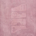 Abstract acrylic painting titled 'Solid Pink Abstract', 24x36 inches, by artist Mohit Bhatia on Canvas