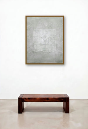 Solid Silver Abstarct by artist Mohit Bhatia displayed in a Coastal Study
