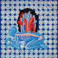 The Son Of Soil 2' contemporary acrylic painting by artist Manoj Paswan, 50x50 inch, on canvas