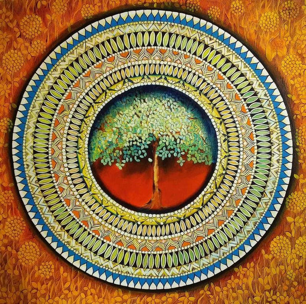 Soul Connection 1 Painting by Nitu Chhajer | ArtZolo.com