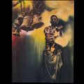 Soul Of Vanaras (The Sound of Devotion) by Roni Sarkar, Original Acrylic Religious Painting on Canvas - ref AZ PAIN_255830