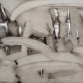 Space Abstract' abstract acrylic-ink painting by artist Hemant Dhane, 22x28 inch, on italian mount paper