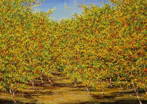 Nature oil painting titled 'Spiti', 30x40 inches, by artist Pardeep Singh on Canvas
