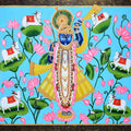 'Spritual Wisdom' religious pichwai traditional_art by artist Seema Gupta, 54x60 inch, on canvas