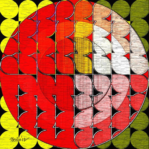 Squares and circles by Nedunseralathan Rajamanickam | ArtZolo.com