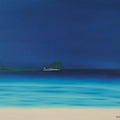 Seascape oil painting titled 'St Michaels Mount 1', 20x24 inches, by artist SIMON MASON on Canvas