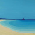 Seascape oil painting titled 'St Michaels Mount 2', 20x24 inches, by artist SIMON MASON on Canvas