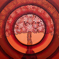 Stages of Conscious Evolution' nature acrylic painting by artist Nitu Chhajer, 36x48 inch, on canvas