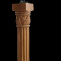 Stambha 2' figurative Bronze, Wood sculpture by artist Rajeev Ranjan, 30x6 inch, on bronze, wood