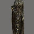 Standing Buddha' religious Brass sculpture by artist Rohan Sonavane, 40x12 inch, on brass