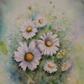 Stars On Earth' nature watercolor painting by artist Yamuna Bala, 22x15 inch, on paper