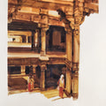 Step Well Into The History 2' religious watercolor painting by artist Prashant Prabhu, 30x22 inch, on paper
