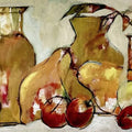 Still Life' still-life acrylic painting by artist Ranjith Raghupathy, 22x32 inch, on canvas