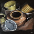 'Still Life 2' still-life acrylic painting by artist Divya Chinni, 20x24 inch, on canvas